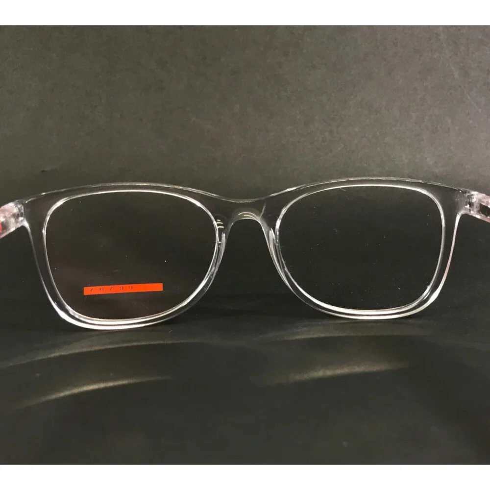 Prada Linea Rossa Eyeglasses Frames VPS05P 2AZ-1O1 Crystal Black 55-19-145